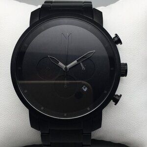 MVMT Black Chronograph Watch